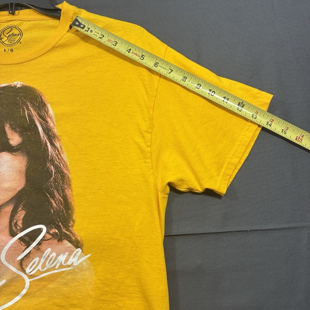 Authentic Selena T-Shirt Yellow Size L Y2K Selena Shirt - Picture 4 of 8